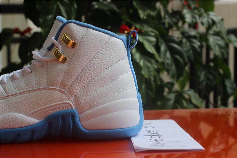 Authentic Air Jordan 12 GS University Blue